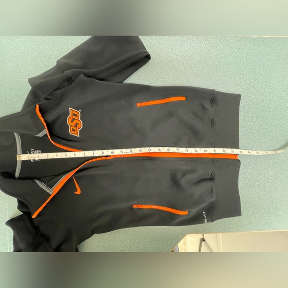 Nike OSU Cowboys Dri-Fit Full Zip Jacket Women’s Small Black - Picture 6 of 7